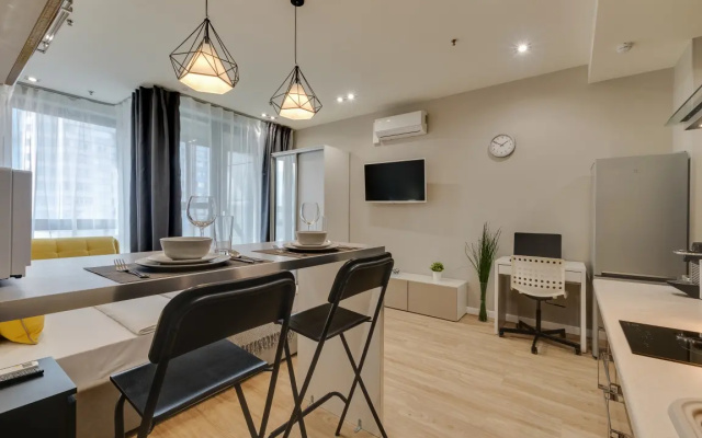 Апартаменты Полюкс с Балконом и Видом на Город Business Apartments