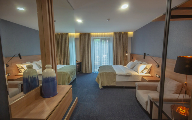 Deluxe Double room with balcony and with view (full double bed) · Banovani Hotel — photo 1