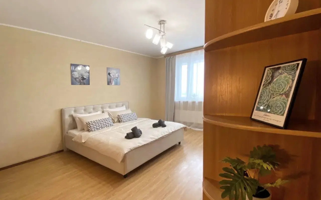 Квартира Top Rooms: Однокомнатная у метро Дубровка