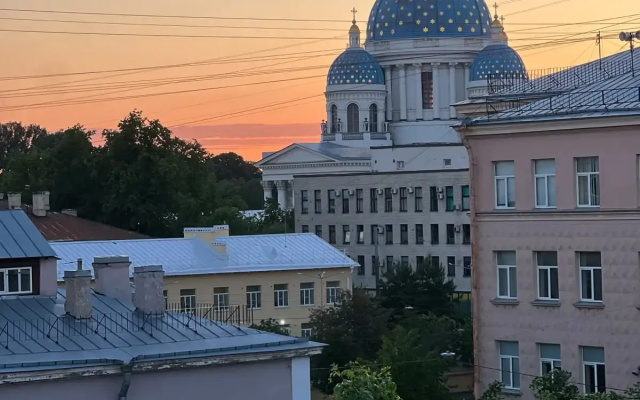 Квартира Мансарда в центре с видом на крыши и собор