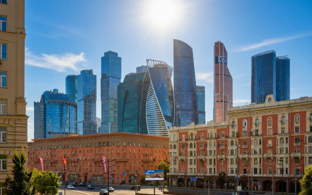 Апартаменты 3к Апарт Комфорт | 7 чел | Вид на Москва-Сити | Рабочая зона | 2 спальни
