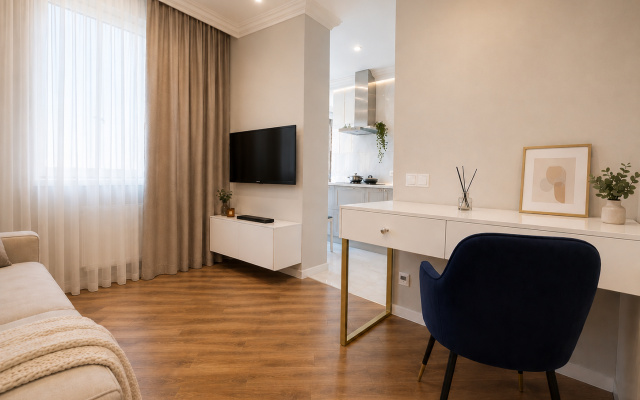 Апартаменты 1к. квартира 45м² с видом на озеро Кабан