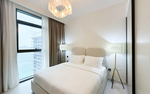 Апартаменты Keyrock Living Seaview Stay at Emaar Beachfront