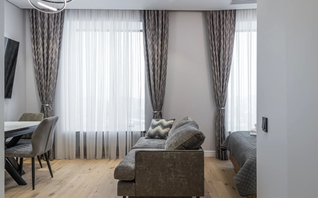 Апартаменты Flat Inn  в ЖК дом "Чкалов" 15 этаж на Курском Вокзале