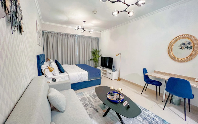 Апартаменты Cosmos Living Elegant Studio Near Dubai Marina