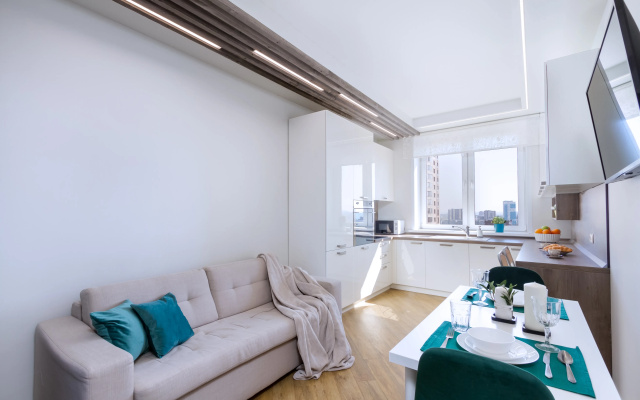 Апартаменты Andora apart | Дизайнерская 2к Квартира Тропик в ЖК Державинский квартал