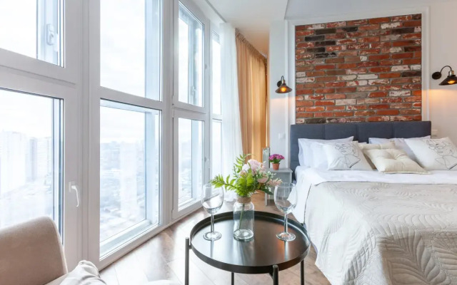 Апартаменты RentPlaza c панорамным видом на город 1