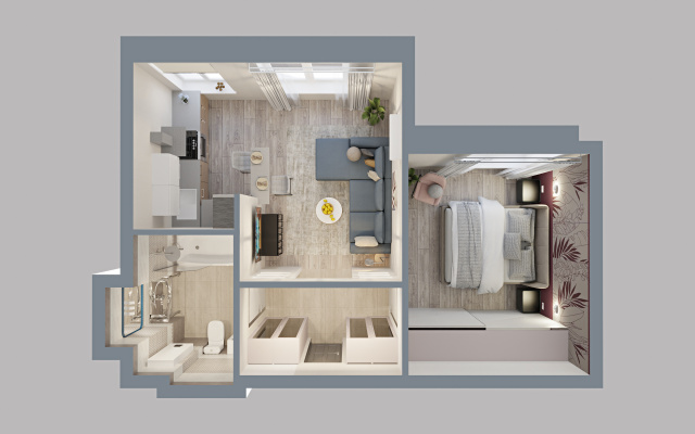 Квартира GM Apartments Двухкомнатные у Красной площади