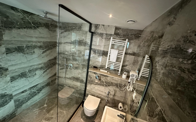 Deluxe Double room with balcony and with view (full double bed) · Mit Tbilisi Hotel — photo 22