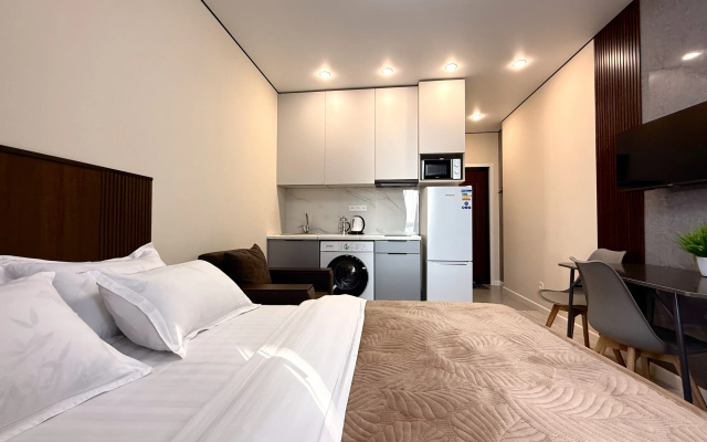 Квартира студия Raiymbek residence 18-26-2 & питьевая вода в подарок