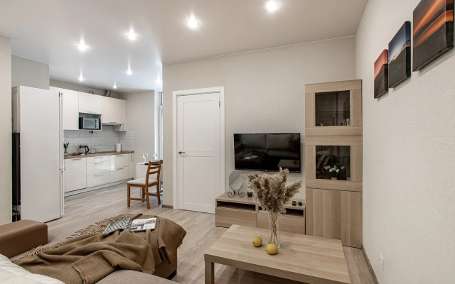 Квартира Piter Apartments евродвушка Солнечные в ЖК Времена Года