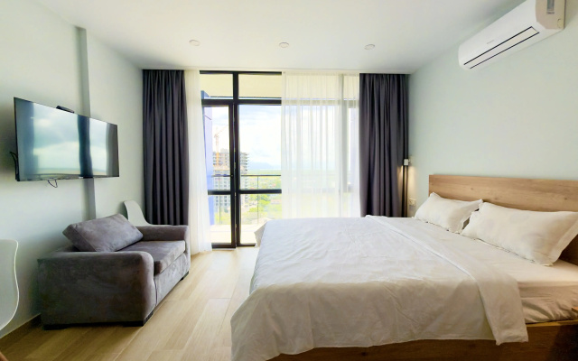 Апартаменты Lemon garden sea view