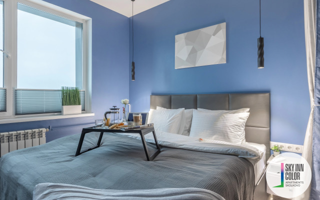 Апартаменты Sky Inn Color Blue в Сколково рядом с МЦД Немчиновка