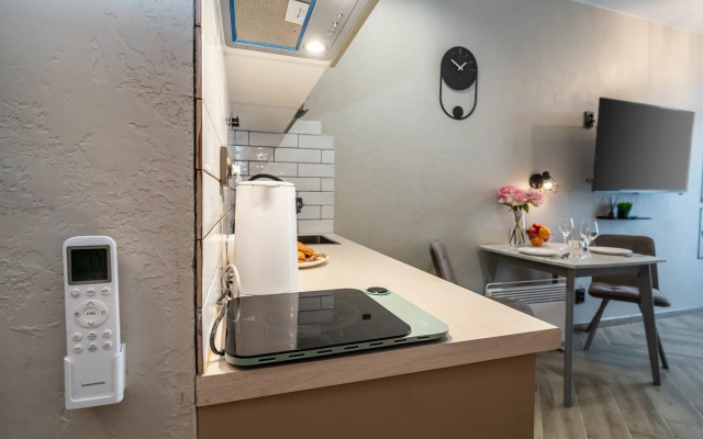 Квартира студия, 35 м², 2 кровати