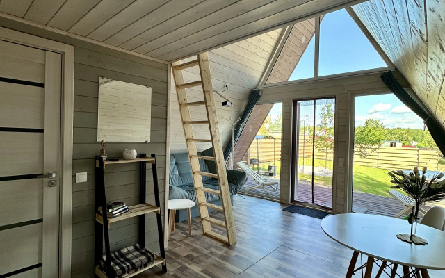 Глэмпинг Домики A-frame С Чаном или Купелью-Фурако