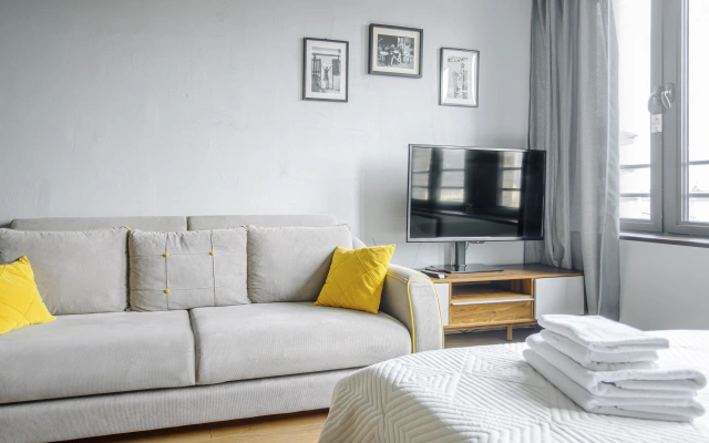 Апартаменты Lalapart London Loft просторная студия 38м в ЖК Савеловский Сити