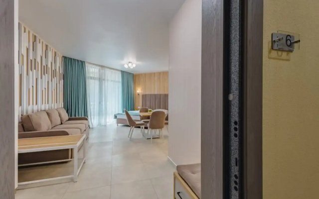 Квартира Студия от УК Family Pride Apartments 1 этаж кв.6