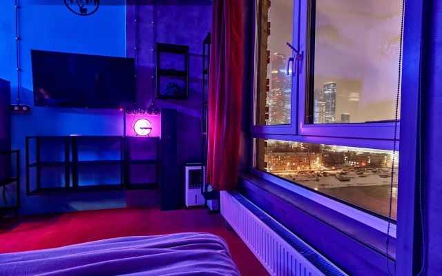 Апартаменты EasyGuest в стиле сай-фай с видом на Москва-Сити