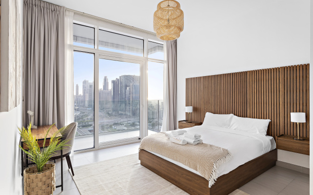 Апартаменты WelHome - Luxurious and Breathtaking Views 1BR in Za'abeel