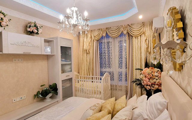 Апартаменты Luxury on Krymskaya 22 Трехкомнатные