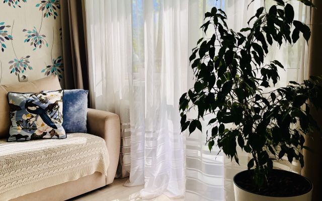 Апартаменты Двухкомнатные недалеко от вокзалов Sinyaya ptichka