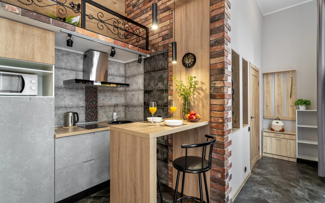 Апартаменты Двухэтажные в Стиле Гранж от Home Group
