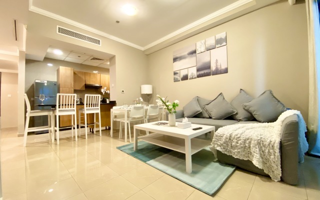 Апартаменты Elegant Newly Furnished 1BR in Dubai Marina 1