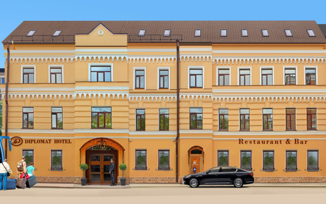 Diplomat в Санкт-Петербурге 11 отзывов об отеле, цены и фото номеров - забронировать гостиницу Diplomat онлайн Санкт-Петербург вид на фасад
