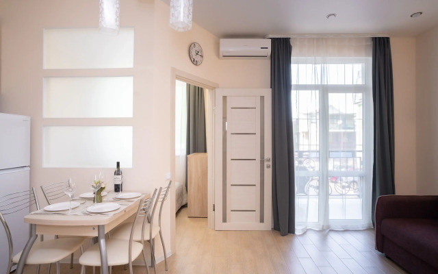 Апартаменты Red Apartments Арт Лайт Магритт