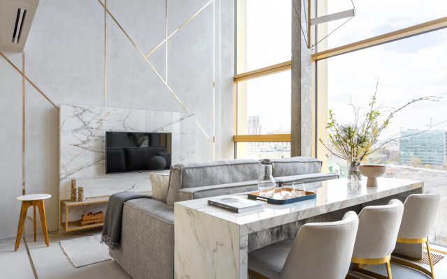 Апартаменты Studio36 Suites Павелецкая Gold Penthouse