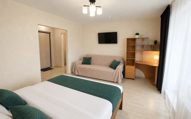 Квартира 1-к., 40 м², 2 кровати