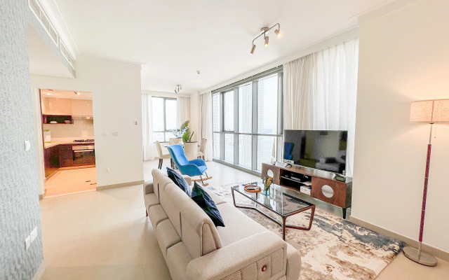 Апартаменты Cosmos Living Sea View Dubai Creek Harbour