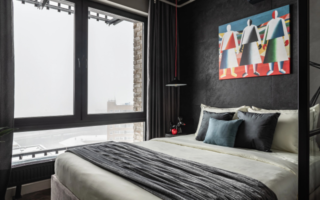 Квартира Moscow Deluxe Apartments Myata Grand Loft Малевич