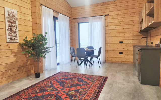 Шале 2 Abata Village в горах Осетии