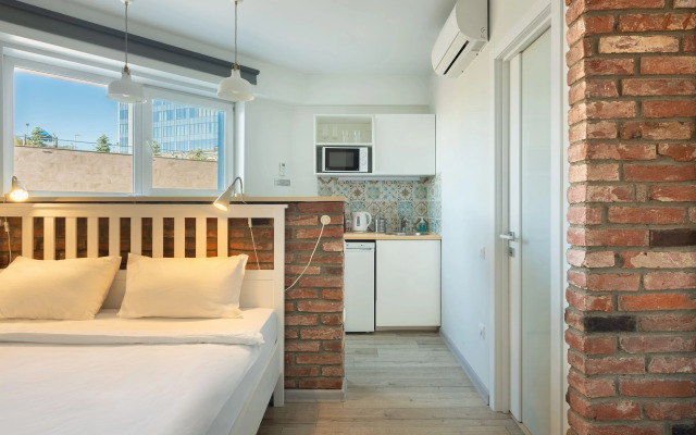Апартаменты Aqua c терассой и видом на море