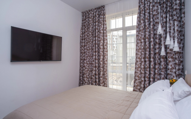 Апартаменты RED APARTMENTS Арт Лайт Сити апартамент Матис
