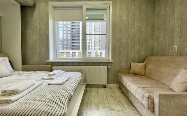 Квартира - студия, метро Московская Rauktis apartments