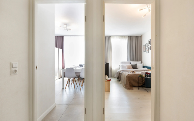 Апартаменты Life Apartments ЖК Спутник, рядом Экспоцентр и ТЦ Vegas