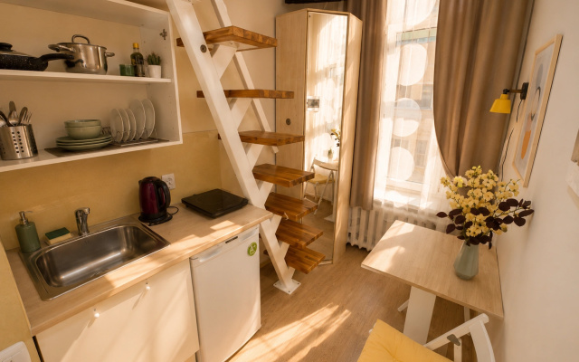 Апартаменты Roomstay Гривцова 13 Comfort Double Studio #7