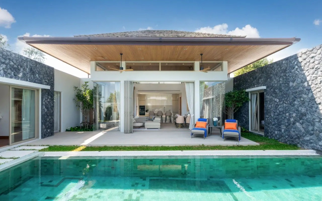 Вилла New Luxury 4BR Villa white Pool & relaxation zones D07
