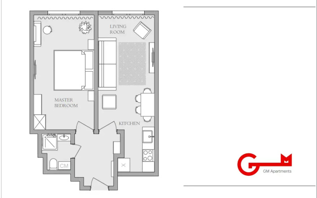 Квартира GM Apartments в двух шагах от Красной Площади и Кремля