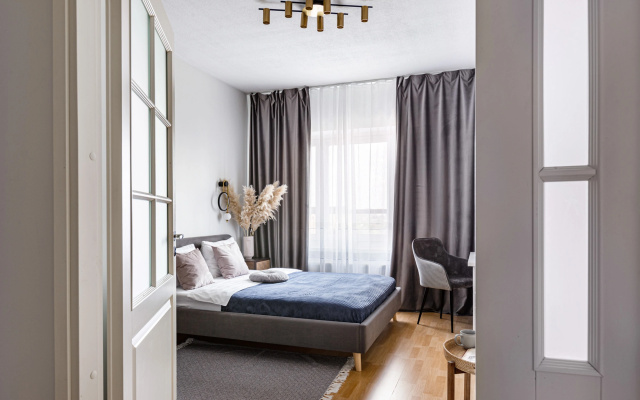 Квартира Сканди однокомнатные Piter Apartments с кондиционером