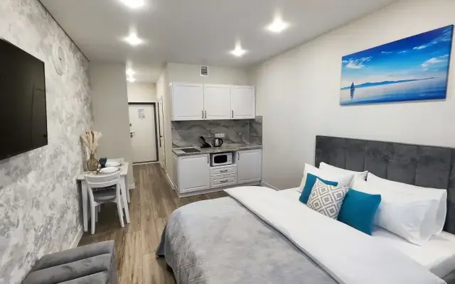 Квартира Enigma Apartments - Студия у набережной в ЖК Аквамарин