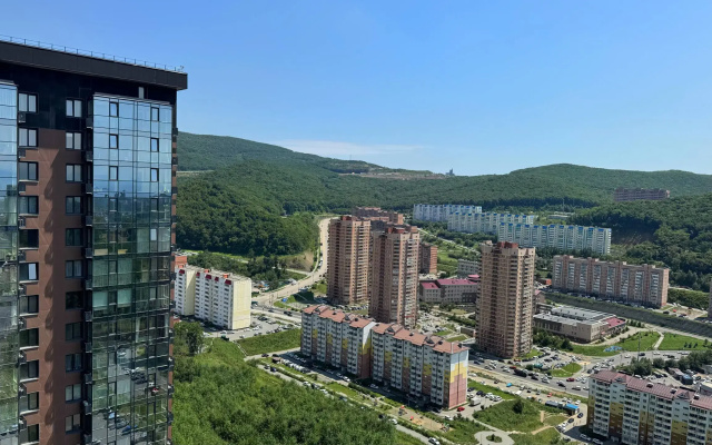 Квартира Уютная однокомнатная с панорамным балконом