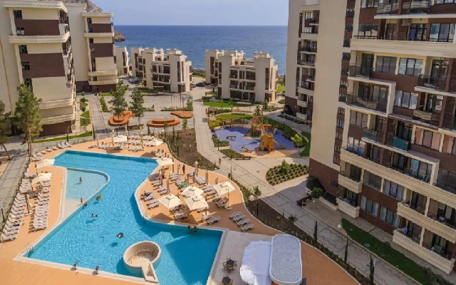 Апартаменты atlas на 1 линии у моря hotel&spa