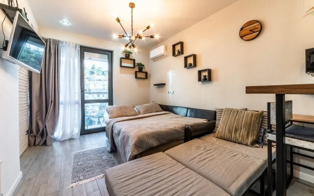 Апартаменты Sun city apartments ЖК Сокол с балконом