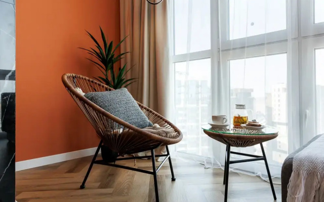 Апартаменты Relax View | Rasko home | c красивым ночным видом с высоты полета птиц