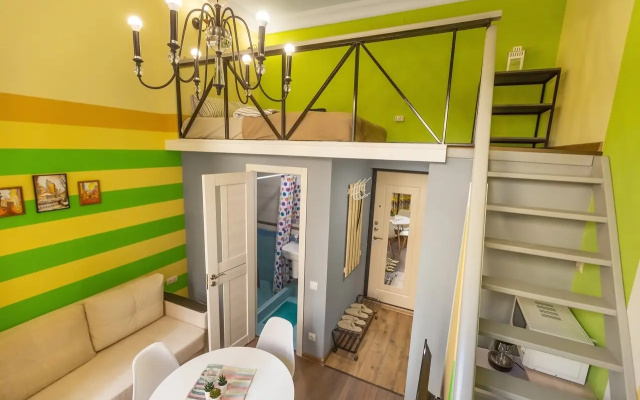 Апартаменты Nekrasoffapart Двухуровневые Green