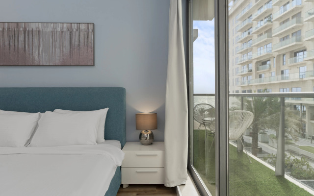 Апартаменты 1BR Beach Access Pool Gym Pacific Al Marjan