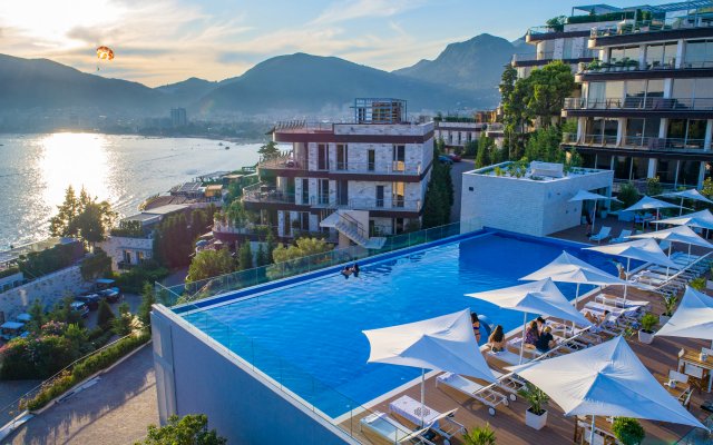 Отель Dukley Hotel & Resort Черногория, Будва - отзывы, цены и фото номеров - забронировать отель Dukley Hotel & Resort онлайн бассейн